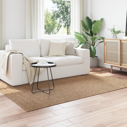 Områdesmattor Moiré AGIRA Naturfärg 170 x 120 cm Polyester