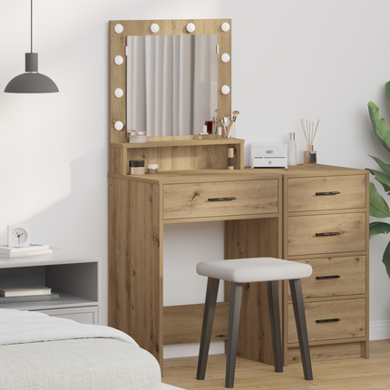Smyckebord Artisan Ek 79 x 41 x 135 cm Konstruerat trä