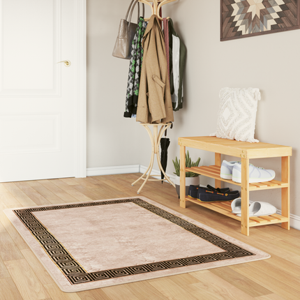 Mattlöpare MARSA Svart 80 x 100 cm Polyester och PVC