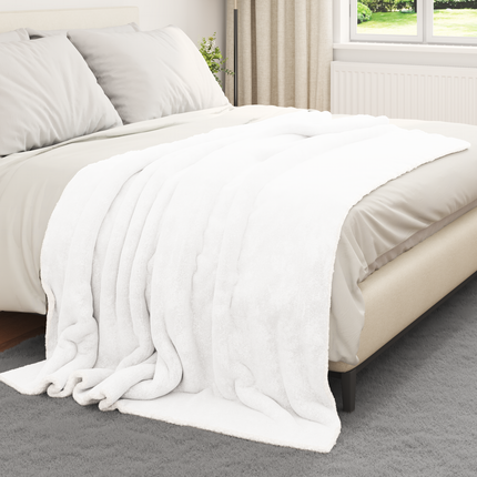 Kastfilt Vit 150 x 200 cm 1.64 Fleece