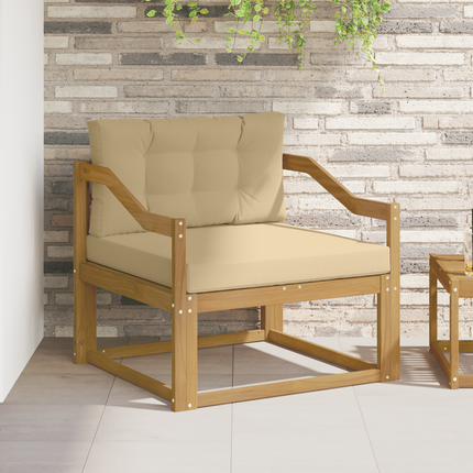 Utomhus Mellansoffa Polyester Vit