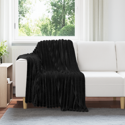 Filtar 6 st Svart 150 x 130 cm 2.85 Fleece