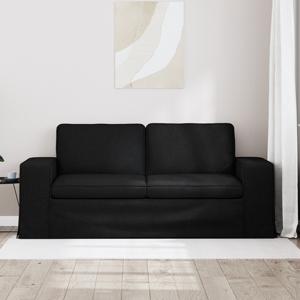 Soffa Svart 182 x 80 x 82 cm tyg