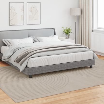 Områdesmattor Rektangulär GALATI Beige 280 x 200 cm Polyester