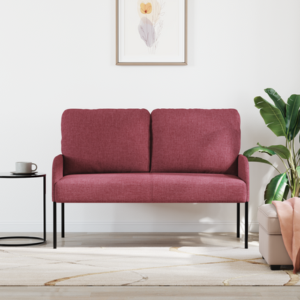 Soffor med kudde 110cm Vinröd Plywood