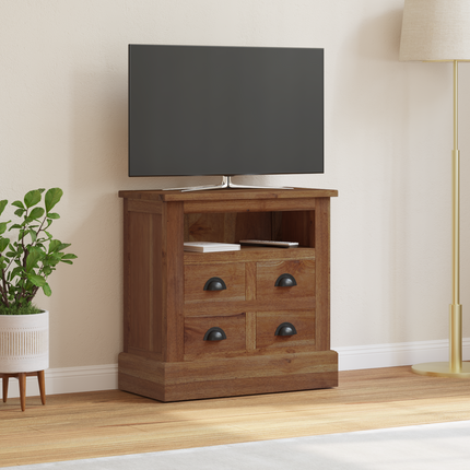 Förvaringsskåp Naturfärg 60 x 30 x 60 cm Massivt teakträ