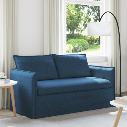 Soffa Blå 156 x 82 x 85 cm tyg