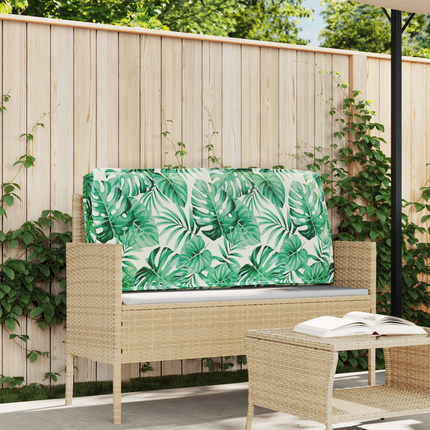 Kudde Bladmönster 120 x 60 x 12 cm Oxford Tyg Löv