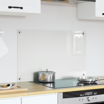 Köksskydd Transparent 80 x 50 cm härdat glas