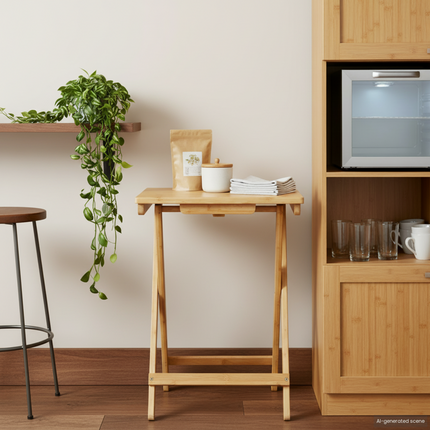Köksbord Naturfärg 40 x 30 x 53,5 cm Bambus