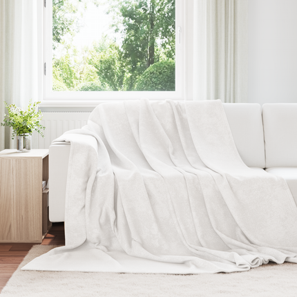 Filtar 6 st Vit 220 x 240 cm 8.24 Fleece