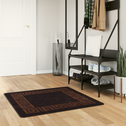 Mattlöpare MARSA Svart 100 x 100 cm Polyester och PVC