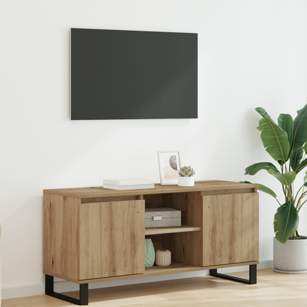 TV-skåp 104 x 35 x 50 cm Artisan Ek Konstruerat trä