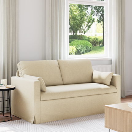 Soffa Kräm 158 x 78 x 80 cm tyg