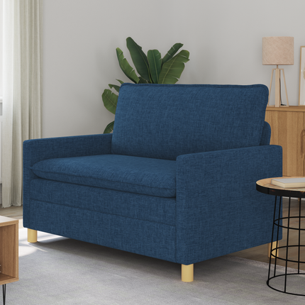 Soffa Blå 126 x 81 x 87,5 cm Tyg
