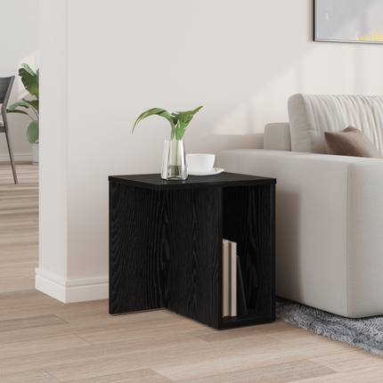 Sidobord Svart Ek 37 x 32 x 40 cm Konstruerat trä