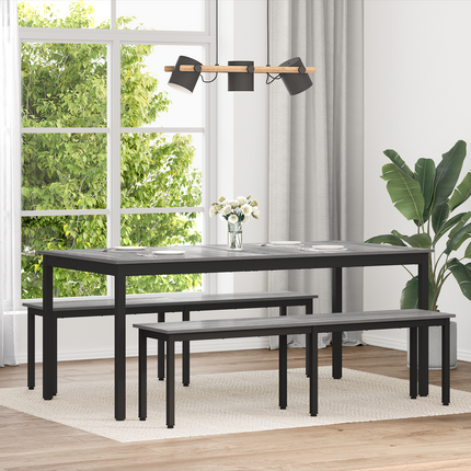 Matbord 180 x 90 x 75 cm Konstruerat trä Rektangulär