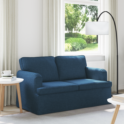 Soffa Blå 144 x 80 x 85 cm tyg