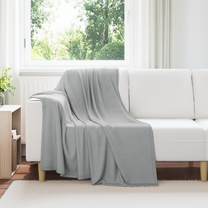 Kastfilt Grå 170 x 130 cm Fleece