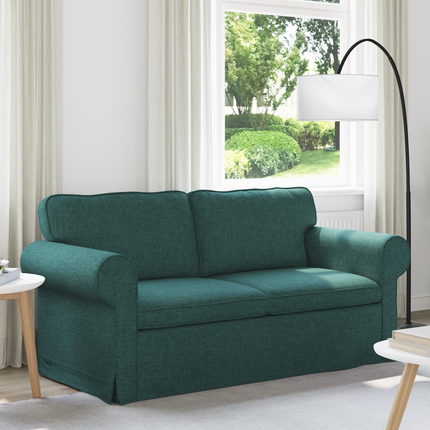 Soffa Mörkgrön 175 x 82 x 80 cm tyg