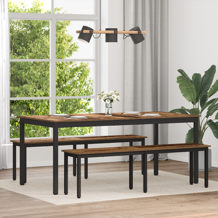 Matbord 180 x 90 x 75 cm Konstruerat trä Rektangulär