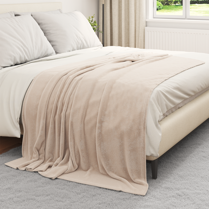 Kastfilt Beige 150 x 200 cm Fleece