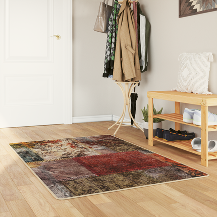 Mattlöpare MARSA Flerfärgsdesign 100 x 200 cm Polyester och PVC