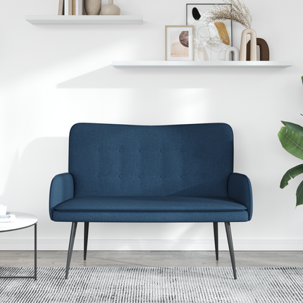 2-sits soffa Blå 115 x 61 x 87 cm Tyg