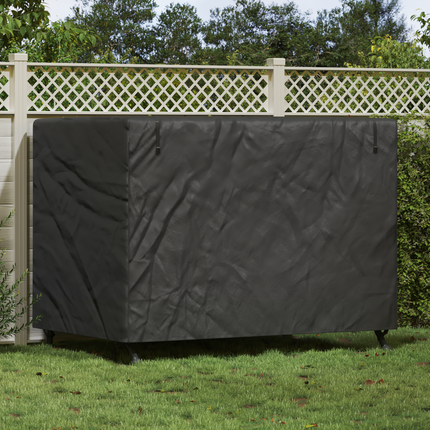 Skydd för utomhusgunga Svart 220 x 125 x 170 cm 600D Oxford Tyg