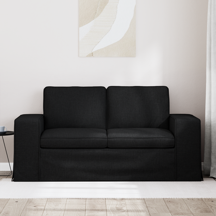 Soffa Svart 162 x 80 x 82 cm tyg