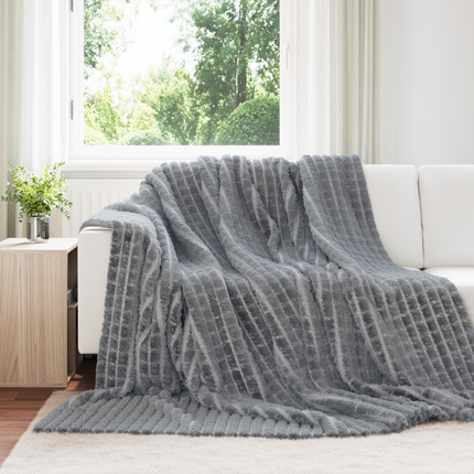 Filtar 6 st Mörkgrå 270 x 240 cm 9.44 Fleece