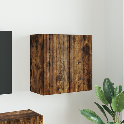 TV Vägghylla 59,5 x 31 x 60 cm Rökt ek Konstruerat trä