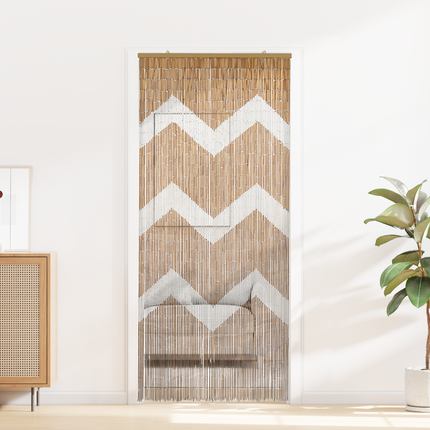 Insektsdörrgardin flerfärgad 200 x 90 cm Bambu