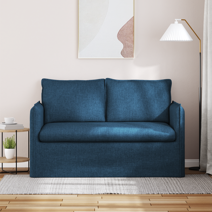 Soffa Blå 136 x 82 x 85 cm tyg
