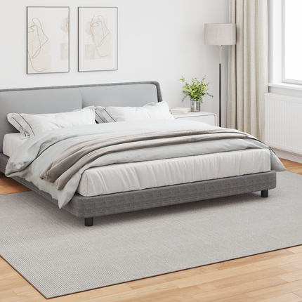 Områdesmattor Rektangulär LUGO Kräm 340 x 240 cm Polyester
