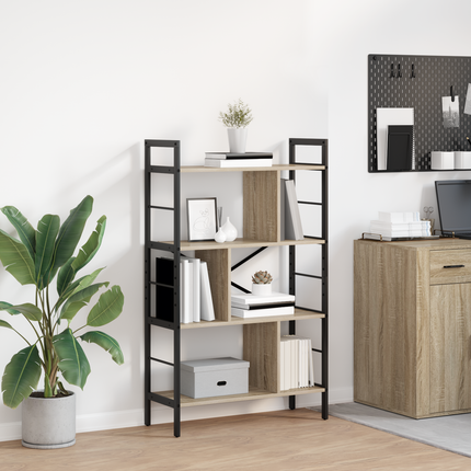 Hyllsystem 7 nivåer 75 x 30 x 123,5 cm Konstruerat trä