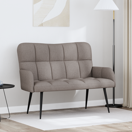 2-sits soffa Taupe 115 x 61 x 87 cm Tyg