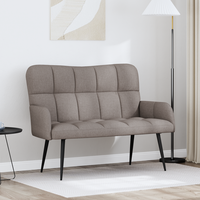 2-sits soffa Taupe 115 x 61 x 87 cm Tyg