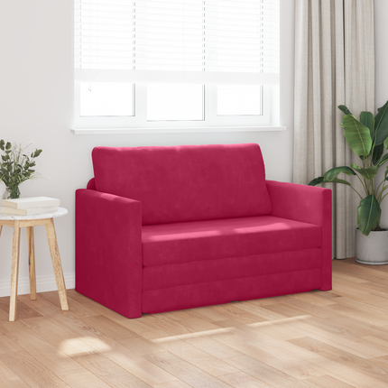 Soffsäng Vinröd 124 x 71 x 78 cm Sammet