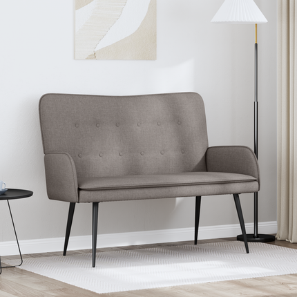2-sits soffa Taupe 115 x 61 x 87 cm Tyg