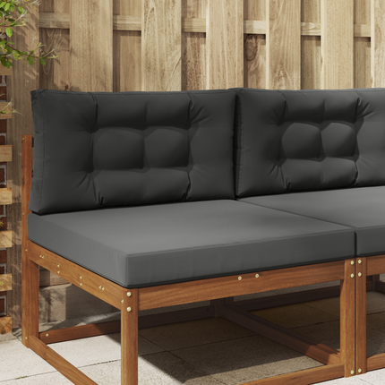 Utomhus Soffa Kudde Polyester Antracit 80 x 80 x 8 cm