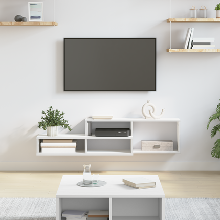 VäggTV-stativ 120x25x28,5cm Konstruerat trä