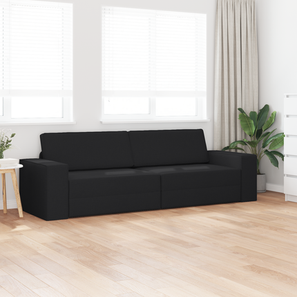 Soffsäng Svart 245 x 78 x 77 cm tyg