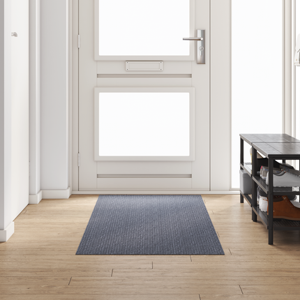 Matta-runner Ljusgrå 80 x 250 cm tyg