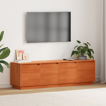 TV-skåp 156 x 37 x 45 cm Brun Konstruerat trä