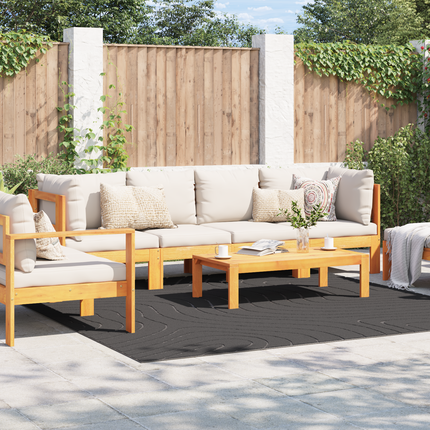 Områdesmattor Fyrkantig PALMERAS Antracit 240 x 240 cm