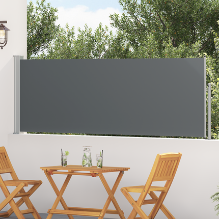 Utfällbar sidomarkis 300 x 100 cm Polyester Rektangulär