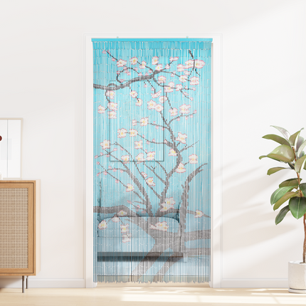 Insektsdörrgardin flerfärgad 200 x 100 cm Bambu