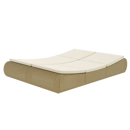 Solsäng konstrotting beige