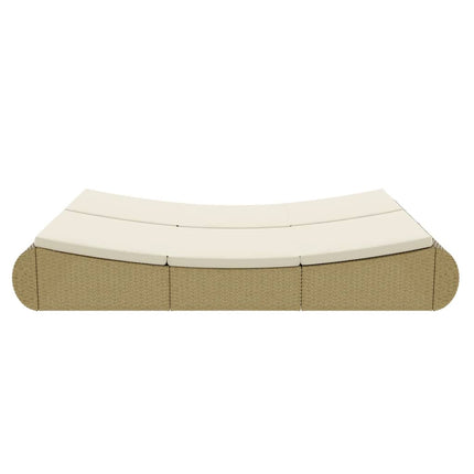 Solsäng konstrotting beige